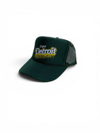 Enjoy Detroit Dark Green Trucker Hat - Ink Detroit