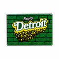 Vintage Enjoy Detroit Ginger Ale Magnet - Ink Detroit