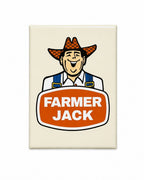 Vintage Farmer Jack Magnet - Ink Detroit