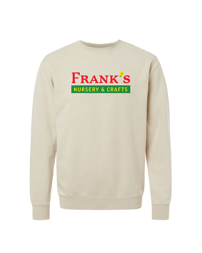 Vintage Frank's Nursery & Crafts Crewneck Sweatshirt- Natural