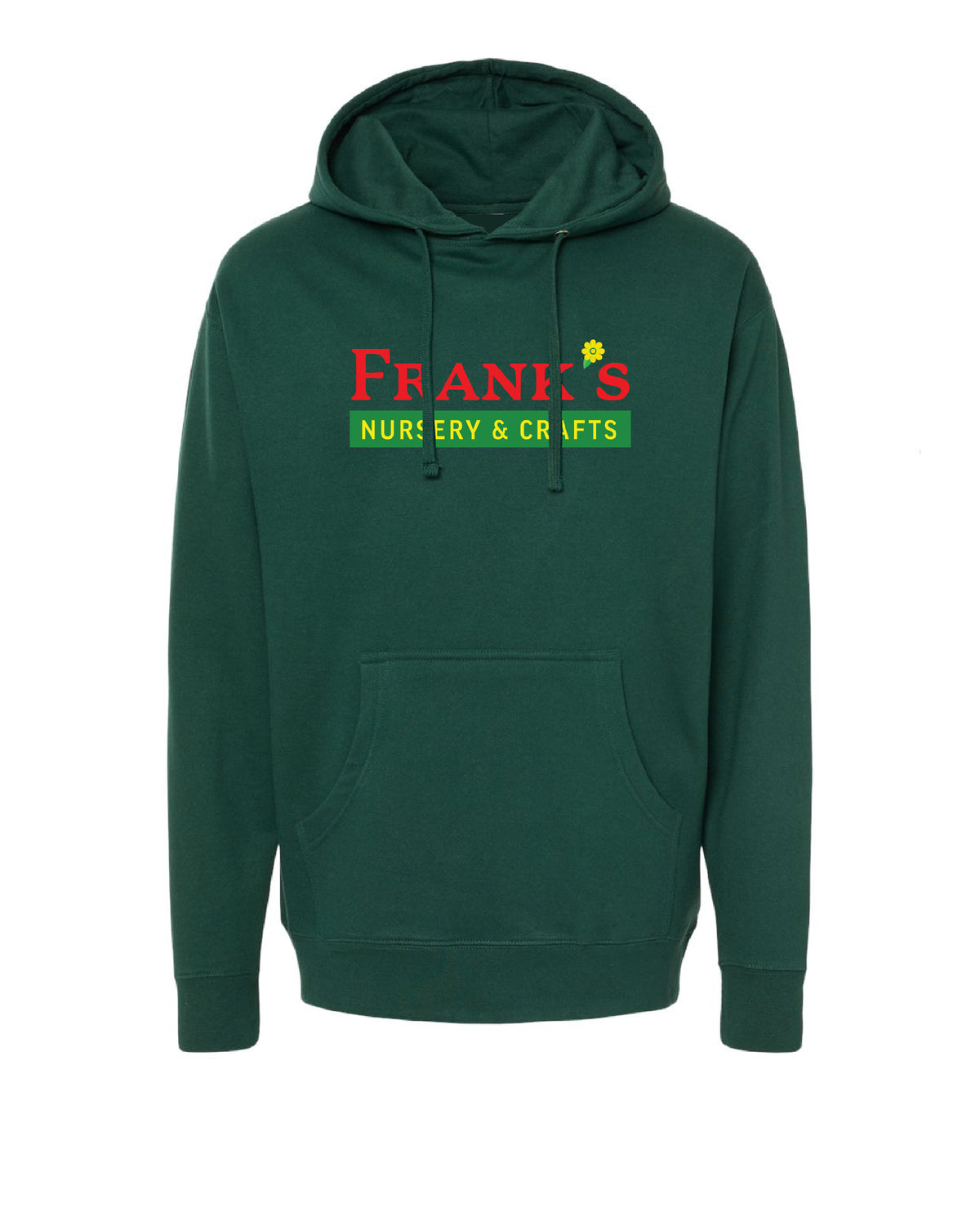 Vintage - Frank's Nursery & Crafts Hoodie - Dark Green - Ink Detroit