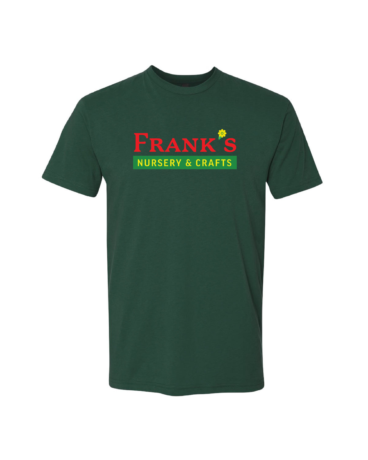 Vintage Frank's Nursery & Crafts T-Shirt - Dark Green - Ink Detroit
