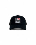 I Love Detroit Elite Low profile Trucker Hat - Black - Ink Detroit