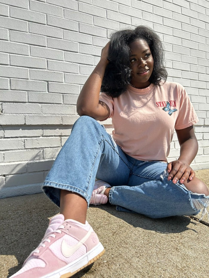 INK - STAY FLY - T-Shirt - PEACHY