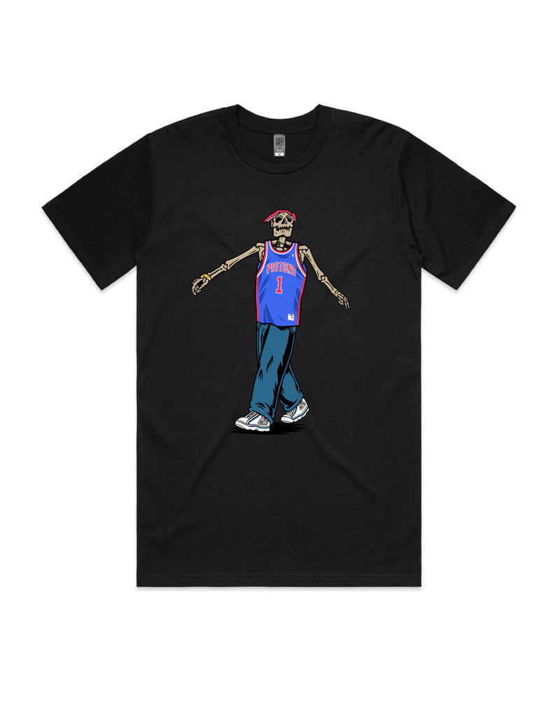 Ink Detroit Tupac Pistons Jersey T-Shirt