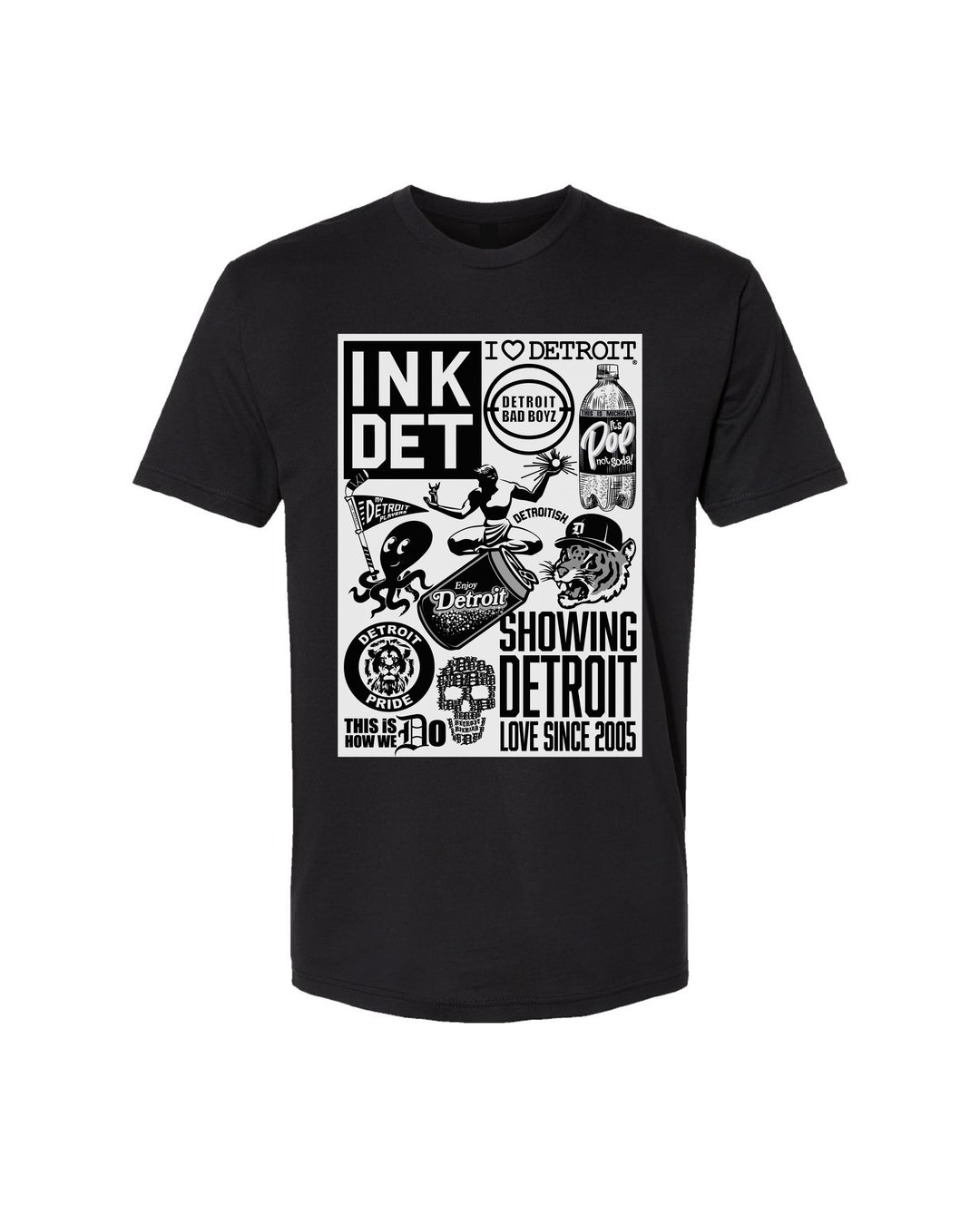 Ink Detroit- Limited Edition 21st Anniversary T-Shirt - Available in 3 Colors
