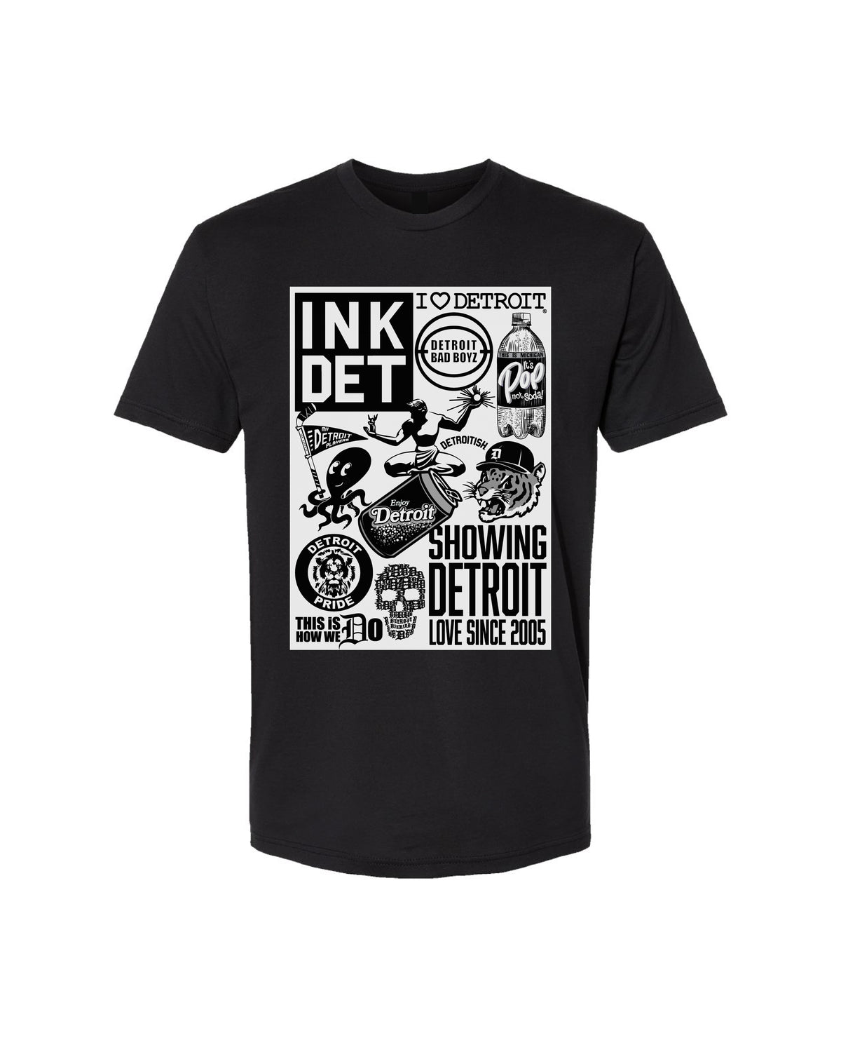 Ink Detroit- Limited Edition 21st Anniversary T-Shirt - Available in 3 Colors - Ink Detroit