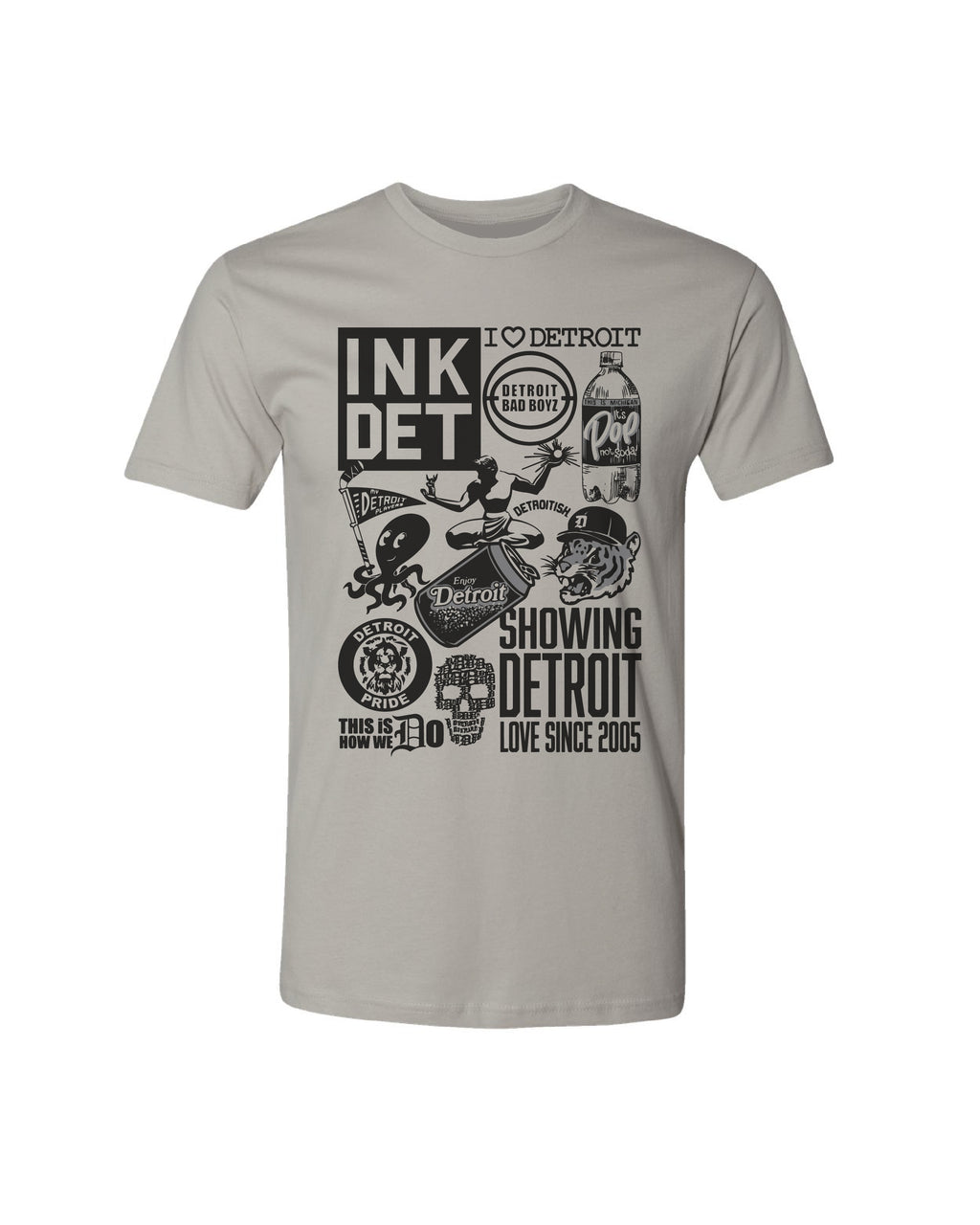 Ink Detroit- Limited Edition 21st Anniversary T-Shirt - Available in 3 Colors - Ink Detroit