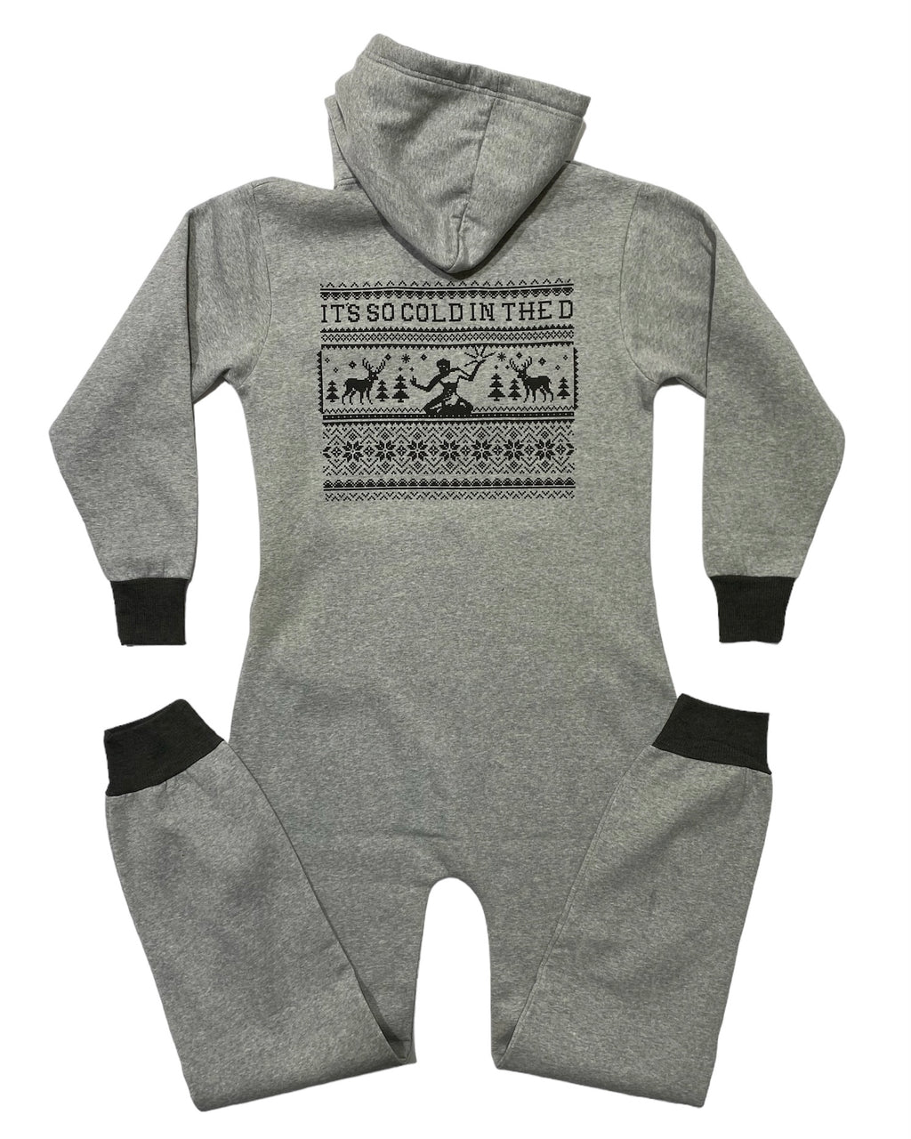 Ink Detroit Spirit Of Detroit Adult Onesie - Grey - Ink Detroit