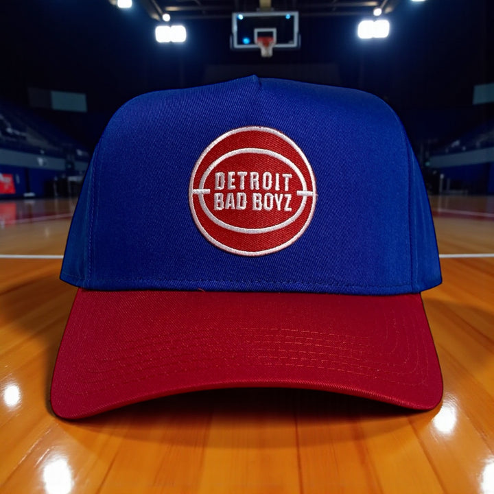 Ink Detroit bad Boyz - Five Panel Twill Cap - Red / Blue