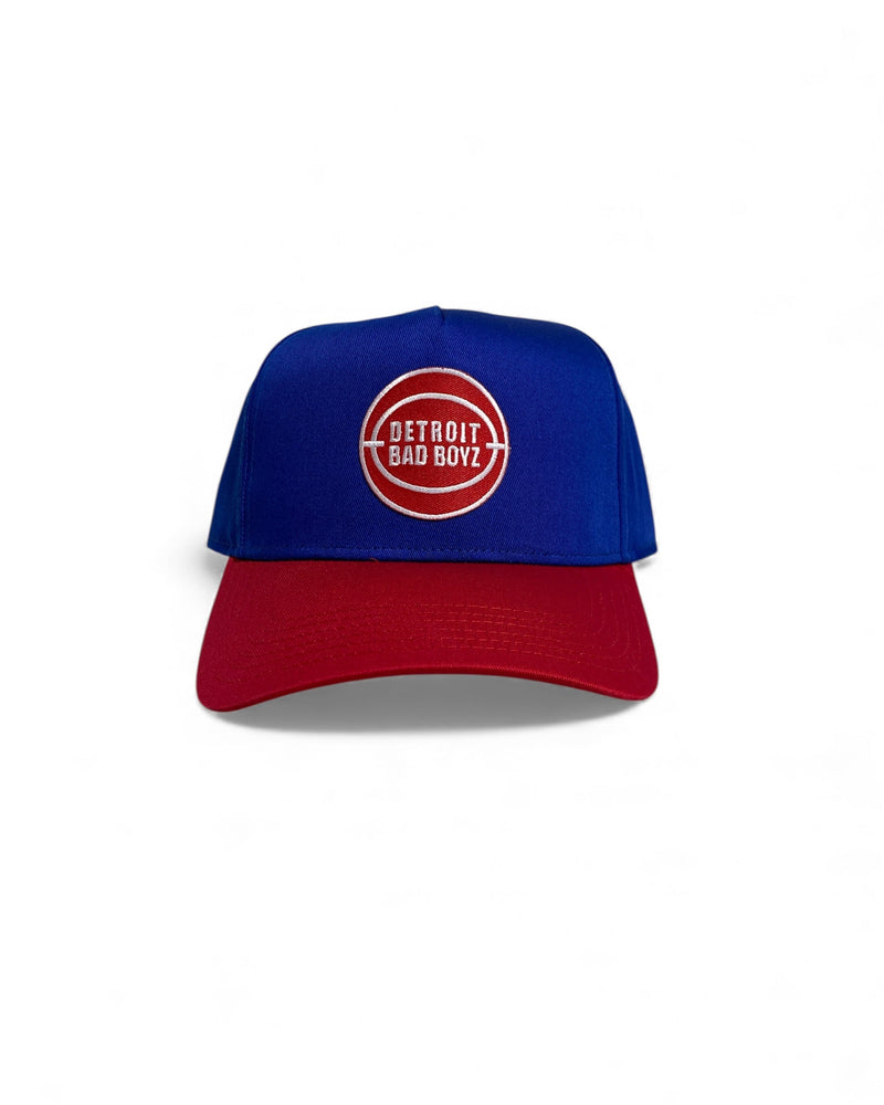 Ink Detroit bad Boyz - Five Panel Twill Cap - Red / Blue