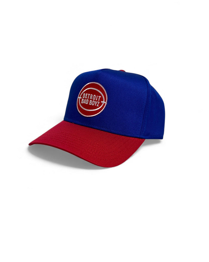 Ink Detroit bad Boyz - Five Panel Twill Cap - Red / Blue