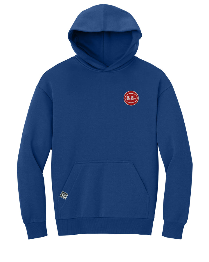 Ink Detroit Bad Boys premium hoodie with embroidered patch on left chest