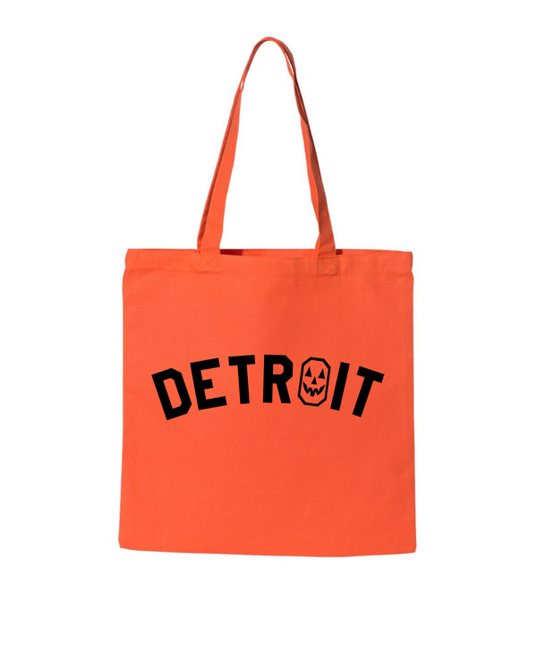 Ink Detroit Halloween Tote Bag - Orange