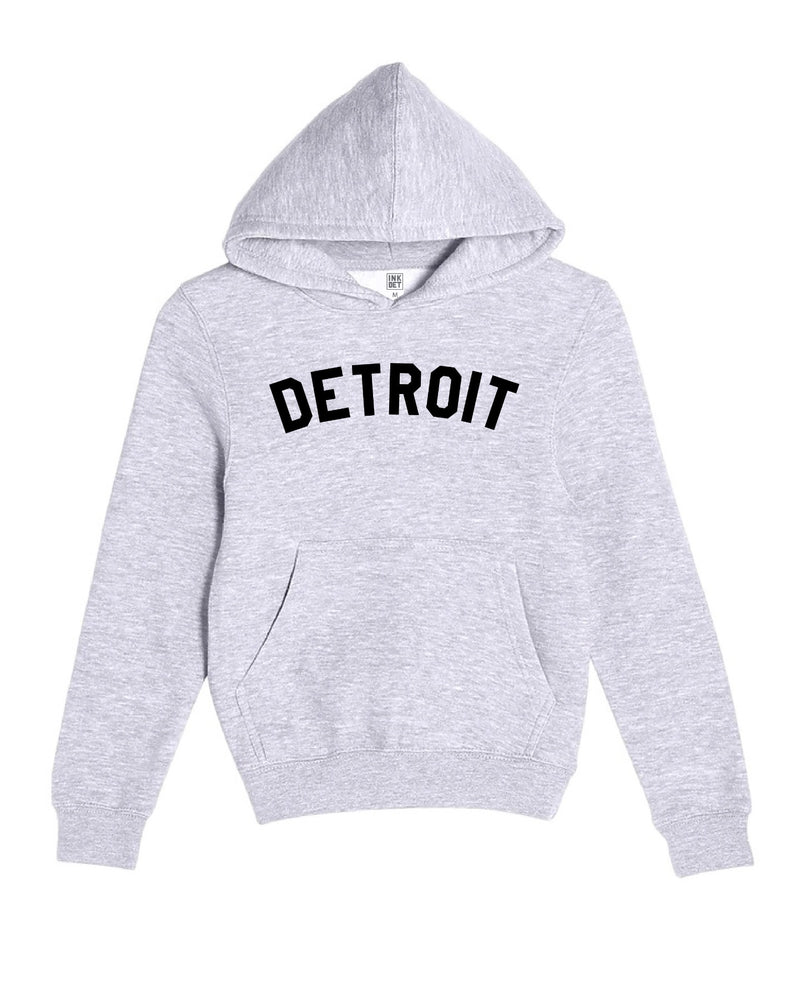 Ink Detroit Basic Youth Hoodie - Athletic Heather