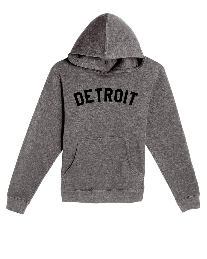 Ink Detroit Basic Youth Hoodie - Heather Charcoal