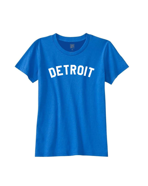Basic Detroit Youth T-Shirt Blue