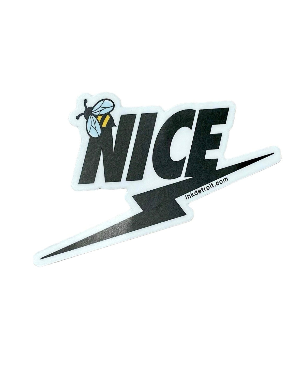 Ink Detroit - Bee NICE Vinyl Sticker - Ink Detroit