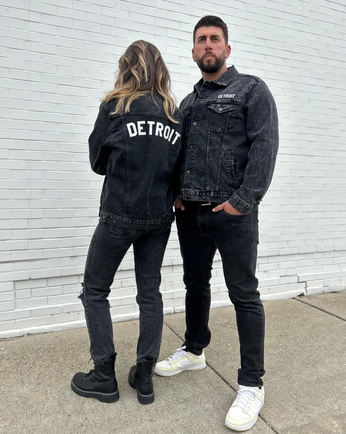 Ink Detroit Jean Jacket - Black - Ink Detroit