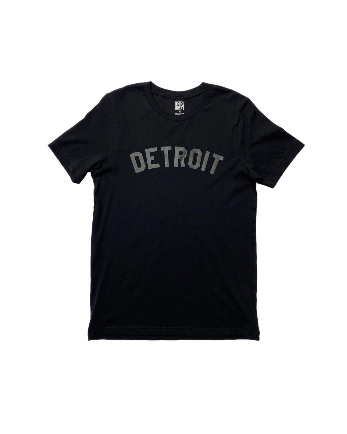 Ink Detroit Classic T-Shirt - Black on Black - Ink Detroit