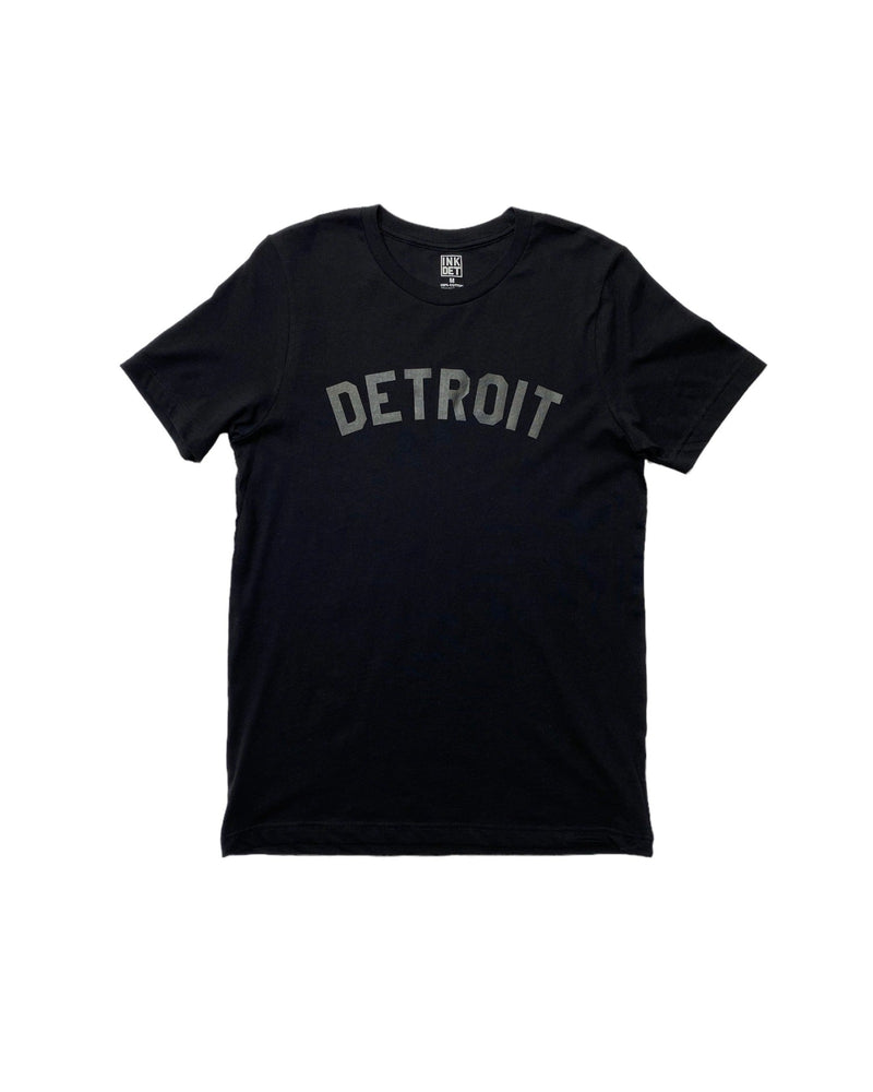 Ink Detroit Basic T-Shirt - Black on Black