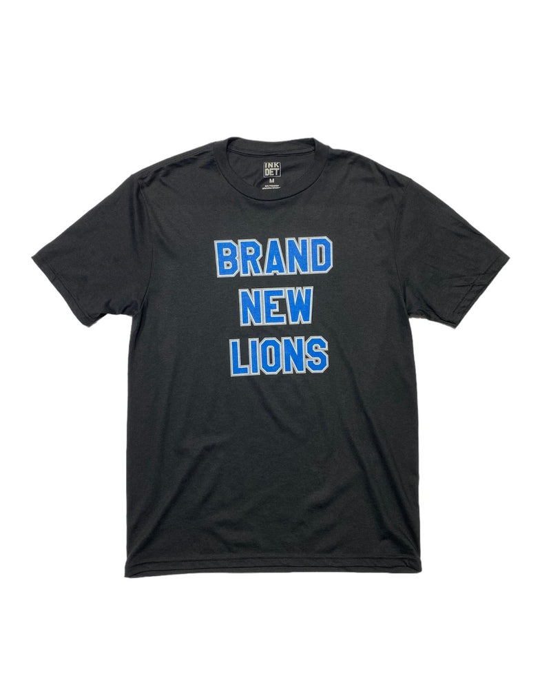 Ink Detroit - Brand New Lions Tri-Blend T-Shirt - Black