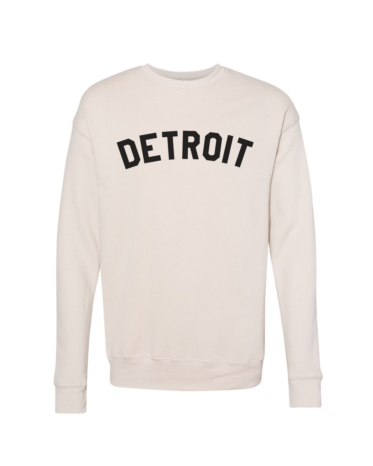 Ink Detroit - Classic Detroit Crewneck Sweatshirt - Heather Dust - Ink Detroit