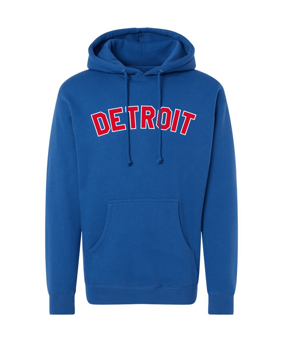 Ink Detroit - Classic Detroit Basketball Colorway Hoodie - Blue - Ink Detroit