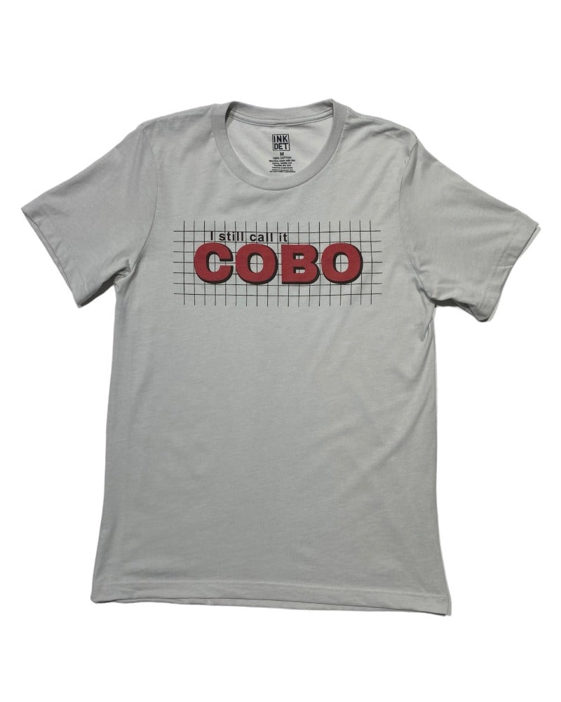 Ink Detroit Vintage Cobo T-Shirt - Heather Silver - Ink Detroit