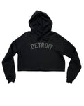 Ink Detroit - Classic Fleece Crop Hoodie - Available in 7 Colors - Ink Detroit