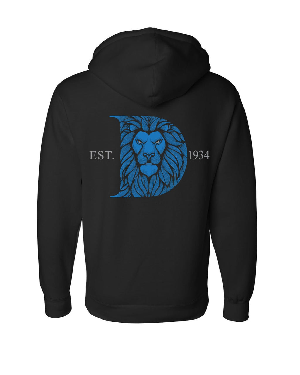 Ink Detroit - Established in 1934 Premium Heavyweight Hoodie - Black - Ink Detroit