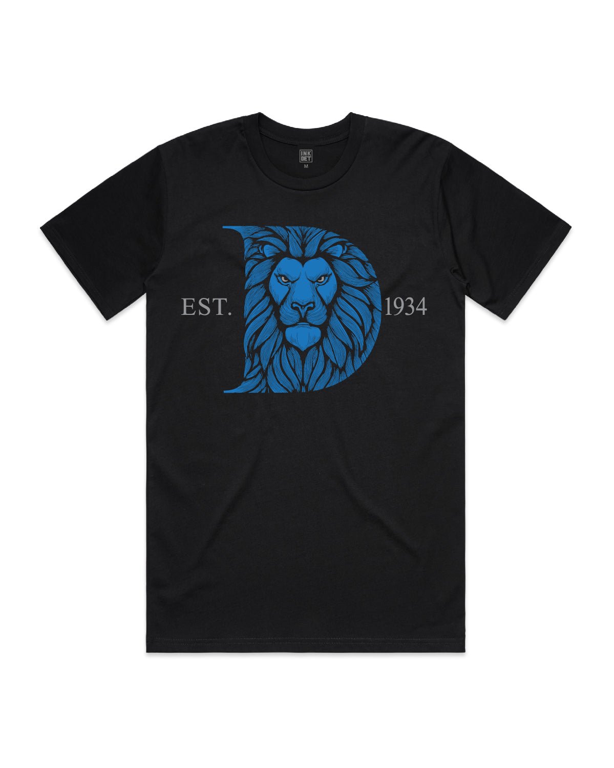 Ink Detroit - Establish in 1934 Premium Heavyweight T-Shirt - Black - Ink Detroit
