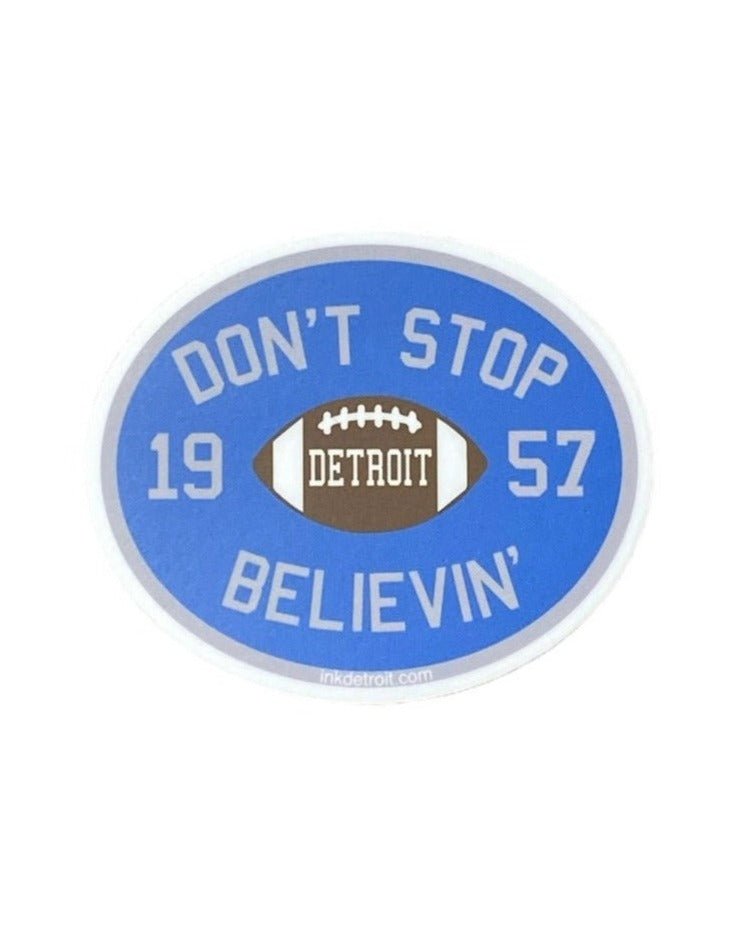 Ink Detroit - Don't Stop Believin' 1957 Vinyl Sticker - Ink Detroit