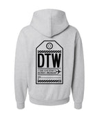 Ink Detroit - DTW Travel Hoodie - Sandstone - Ink Detroit