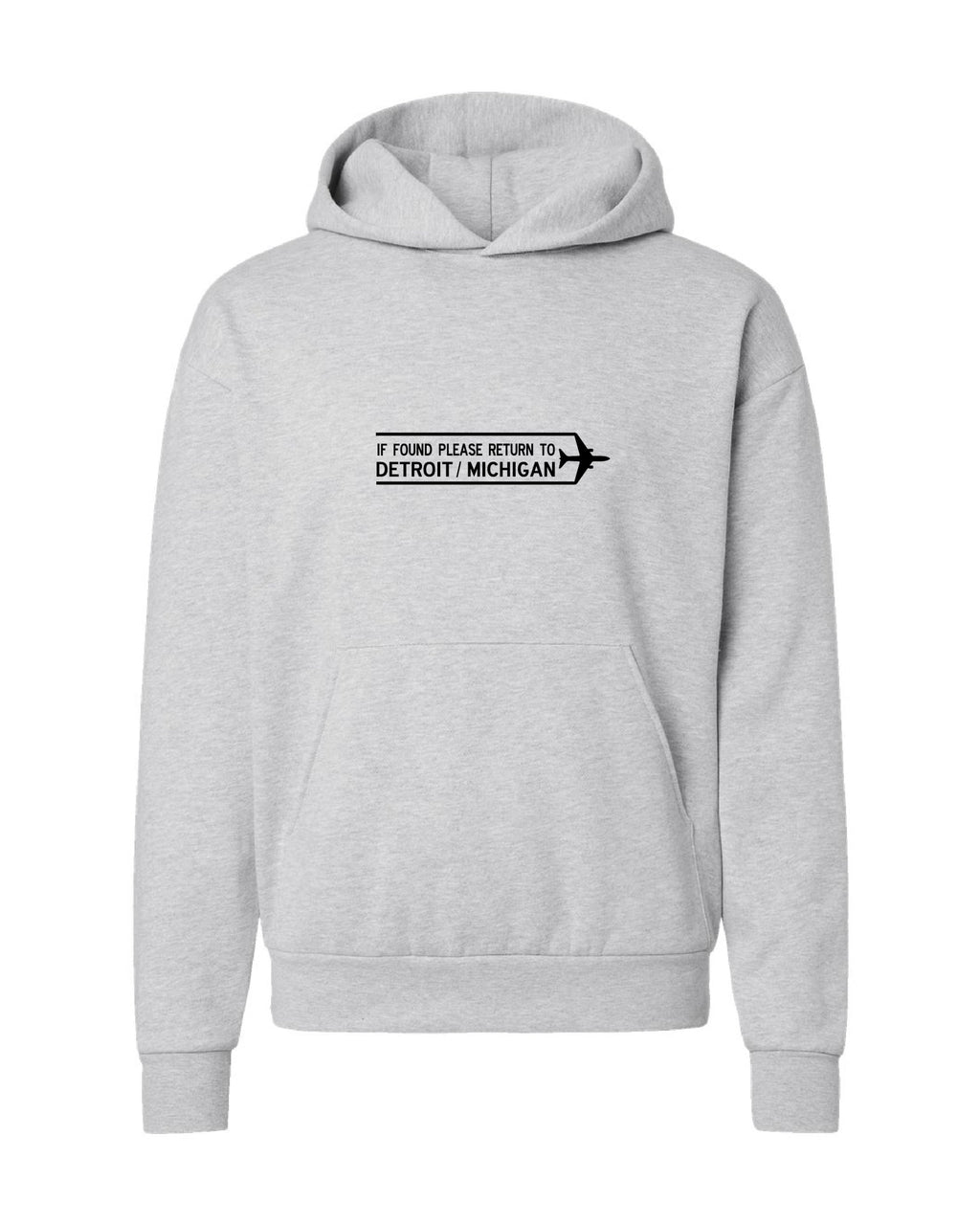 Ink Detroit - DTW Travel Hoodie - Sandstone - Ink Detroit