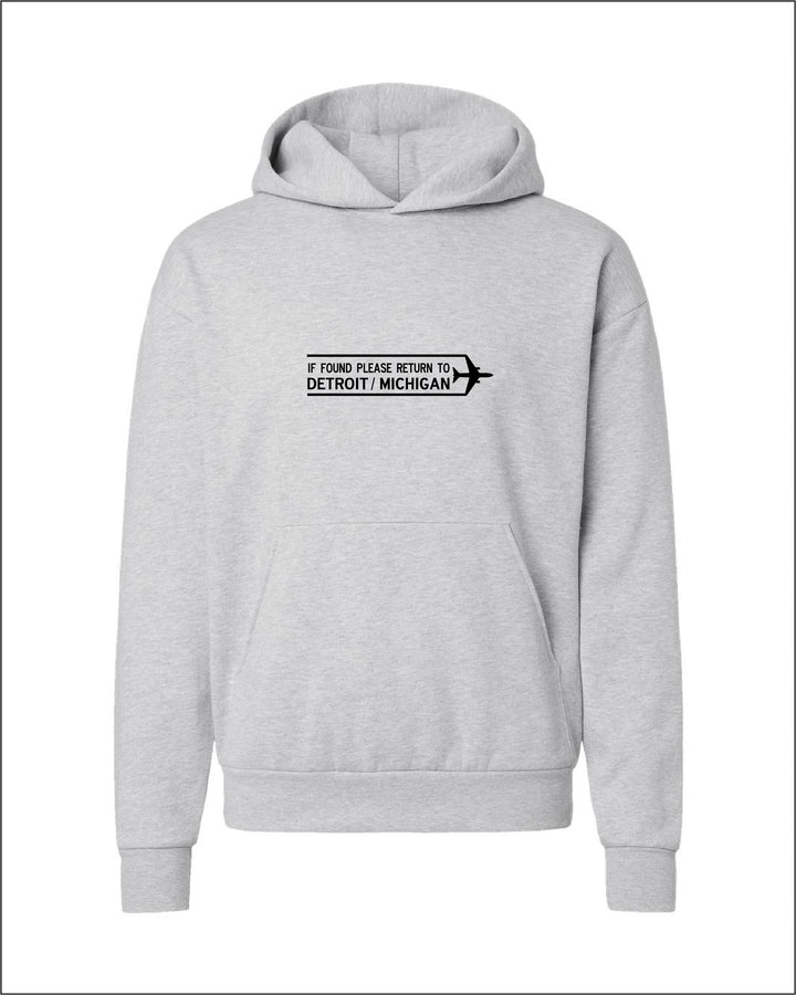 Ink Detroit - DTW Travel Hoodie - Sandstone