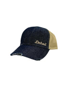 Ink Detroit Dark Denim and Mesh Back Hat - Ink Detroit