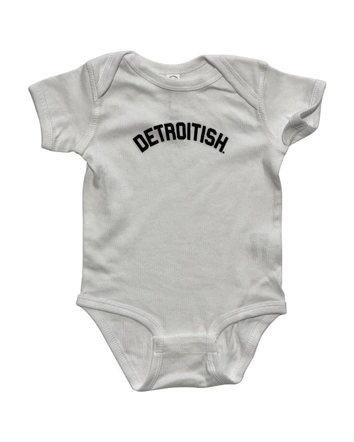 Ink Detroit Detroitish Baby Onesie - White 