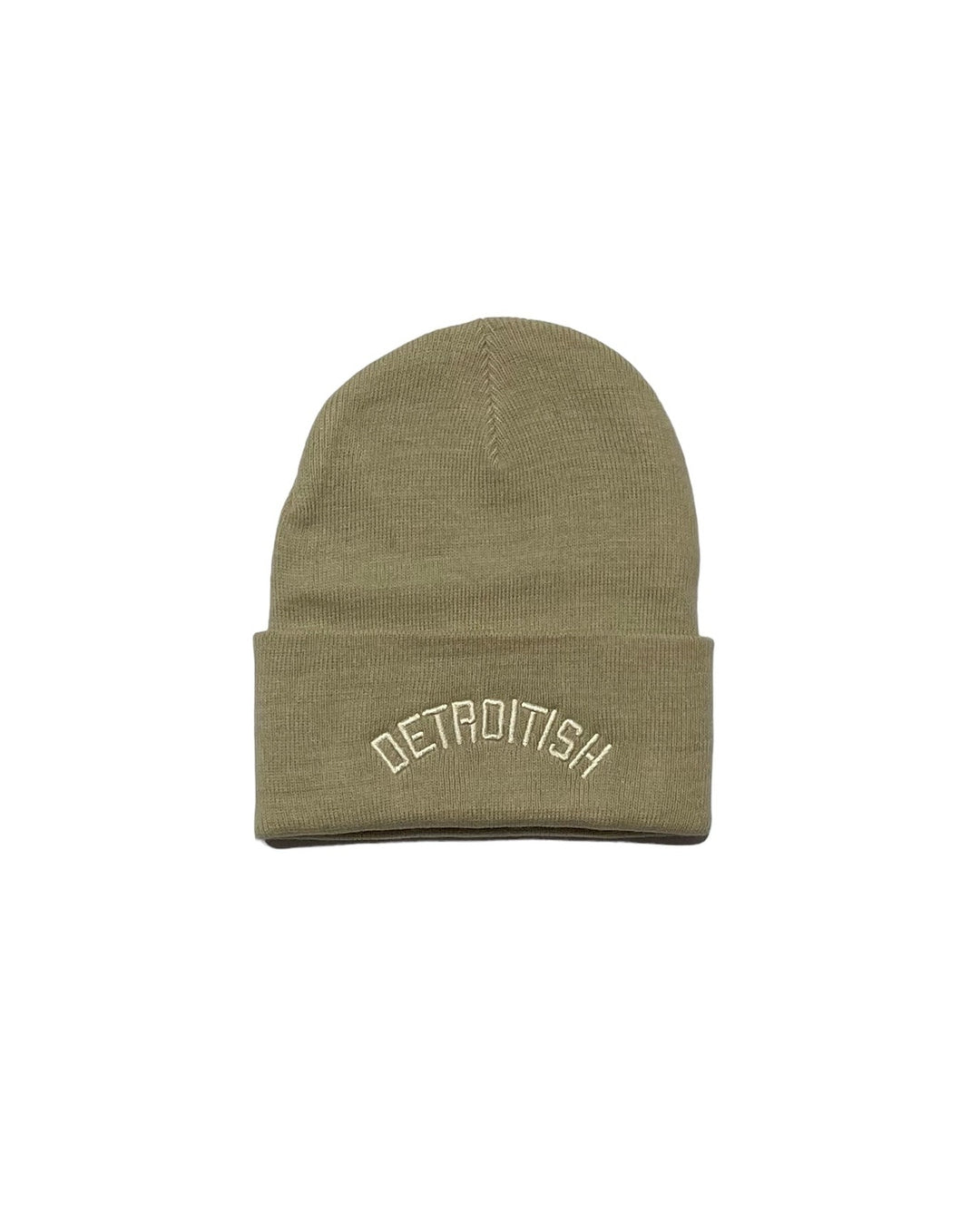 Detroitish Sustainable knit beanie beige
