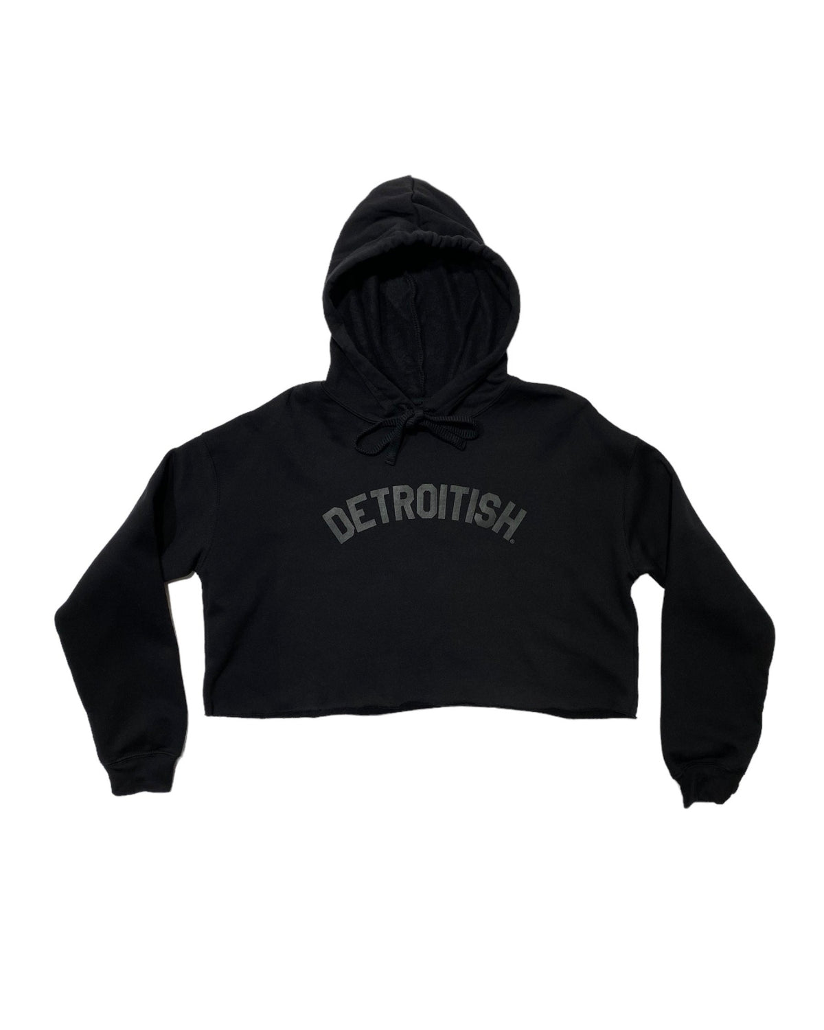 Ink Detroit Detroitish Fleece Crop Hoodie - Available in 5 Colors - Ink Detroit