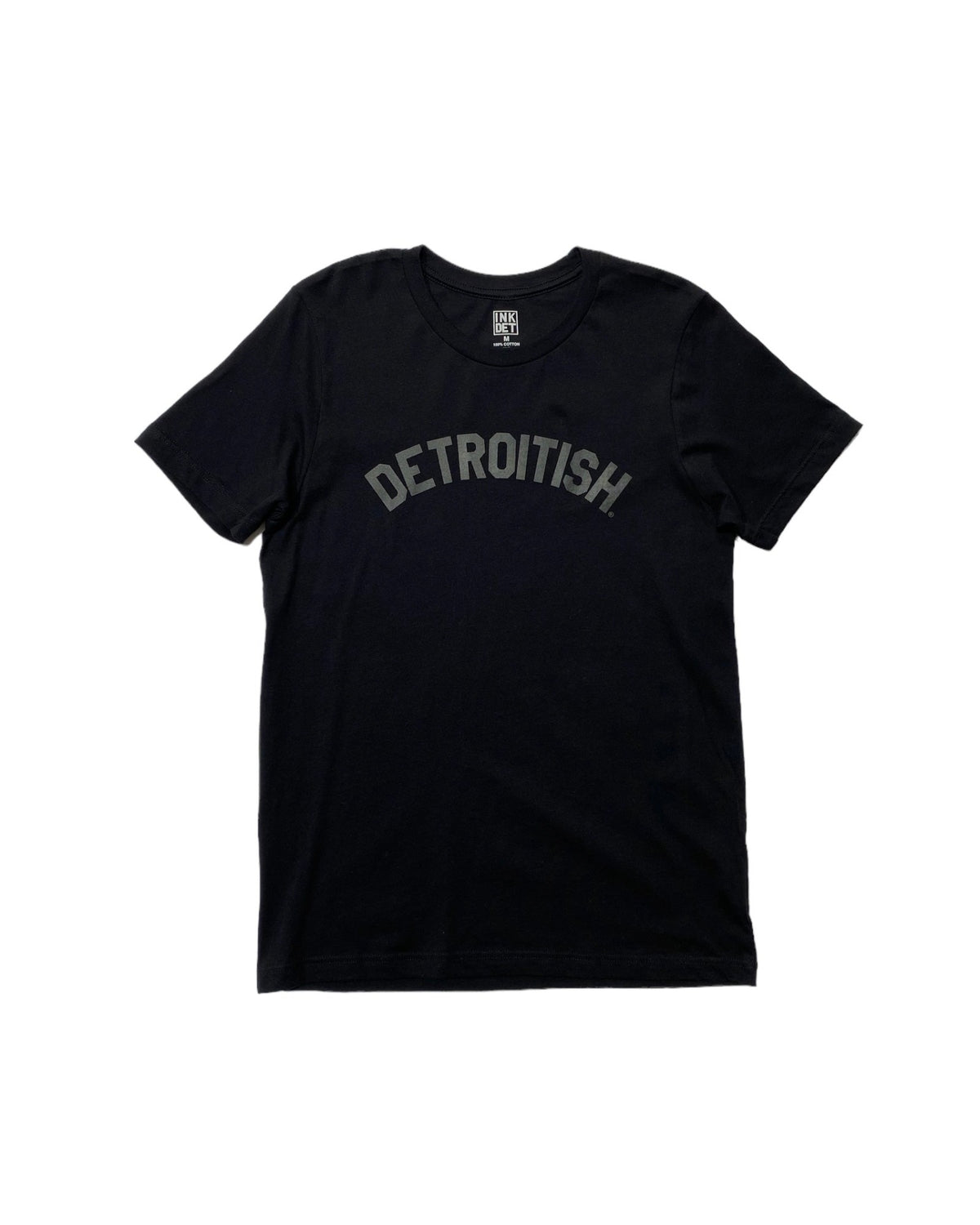 Ink Detroit Detroitish T-Shirt - Black on Black - Ink Detroit