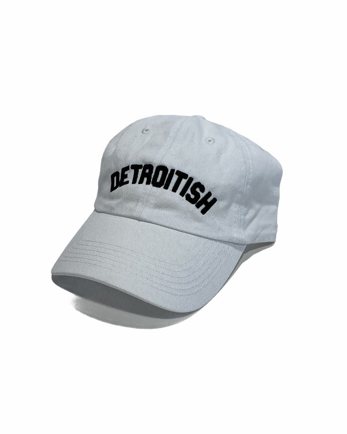 Ink Detroit Detroitish Dad Cap - White