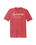 Detroitish® Defined Tri Blend T-Shirt - Ink Detroit