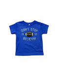 Ink Detroit - Don't Stop Believin' 1957 Toddler T-Shirt - Heather Royal Blue - Ink Detroit