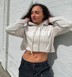 Ink Detroit - Classic Fleece Crop Hoodie - Available in 7 Colors - Ink Detroit