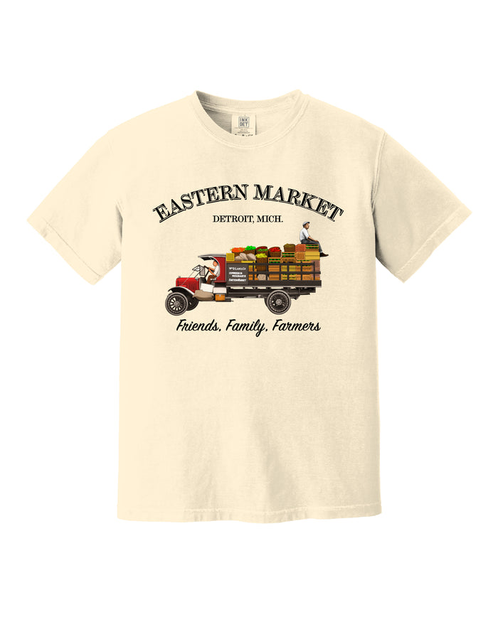 Ink Detroit - Vintage Eastern Market FFF Vintage Truck - Natural T-Shirt