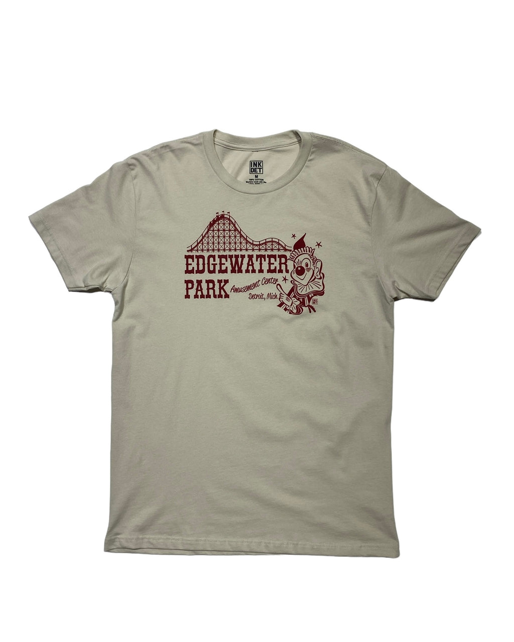 Ink Detroit - Vintage Edgewater Park T-Shirt - Sand - Ink Detroit