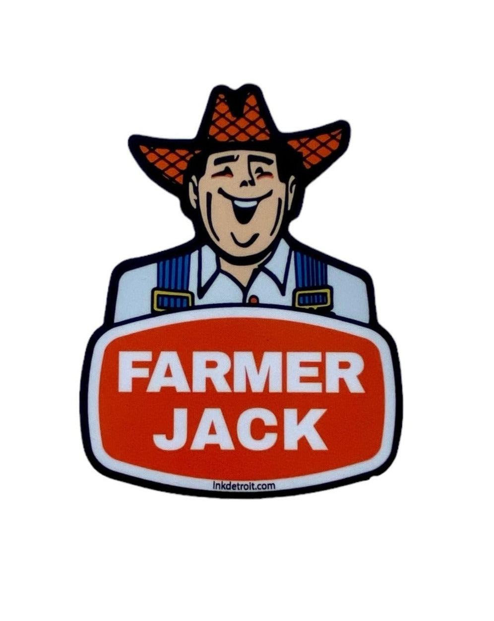 Farmer Jack Sticker