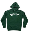 Ink Detroit - Classic Detroit Hoodie - Forest Green - Ink Detroit
