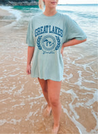 Ink Detroit - GREAT LAKES Premium Tourist T-Shirt - Bay - Ink Detroit